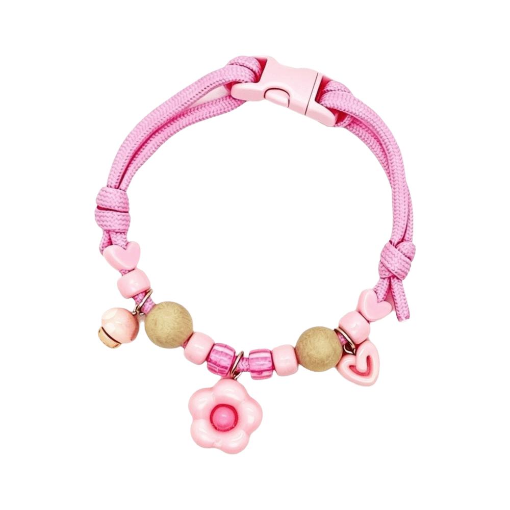 Safe Buckle Cat Collar Mosquito Prevent Pets Accessories Color Contrast Dog Collar Outdoor Use