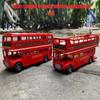 Double Decker Bus Car Model Simulation Pull Back Vehicle Travel Bus Model Children Gift