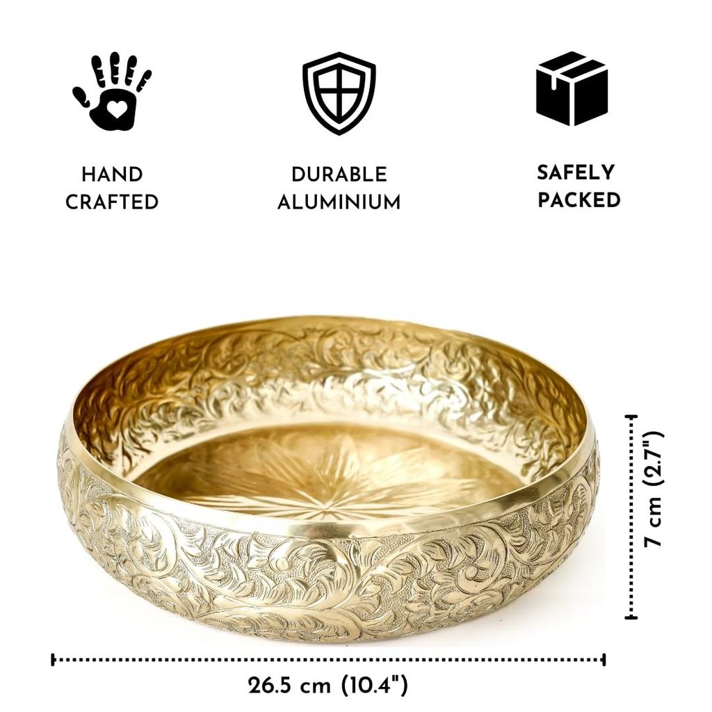 Подсвечник чаша Урли (1000 мл), Chitai Design Urli Flower Decorative Bowl 10 inches,  Behoma