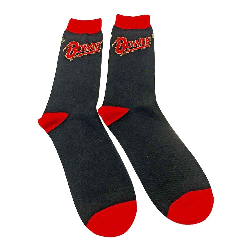 David Bowie Unisex Adult Flash Logo Ankle Socks