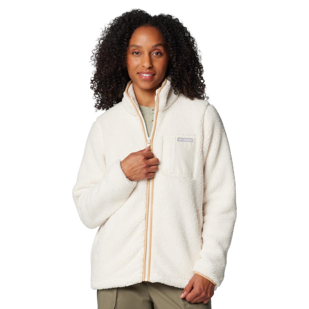 Columbia West Bend Full Zip II, Womens Beige Fleece
