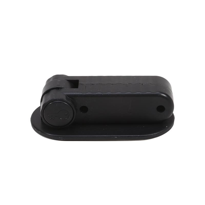 1 PC No Drill Door Lock Child Proof & Pet Proof Safety Lever Lock for Round Door Knobs Adjustable Anti-Pinch Guard Baby Safety Protection Lock