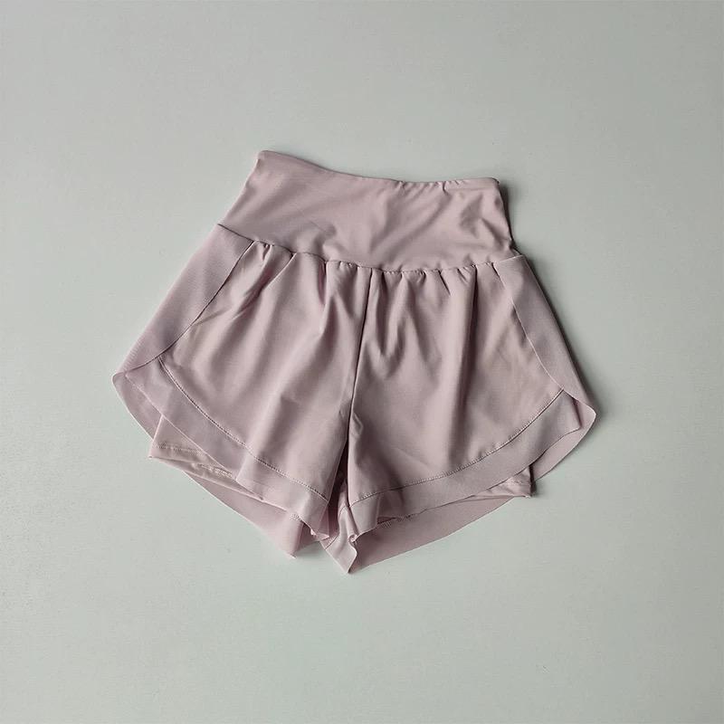 Women's Quick-Drying Mid-Waist Yoga & Running Shorts