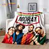 Плед Музыкальная группа Morat 29 стилей Исаза Вилламил Певец, Мягкий плед для дома Спальни Кровати Дивана Пикника Путешествия Офиса Покрытие
