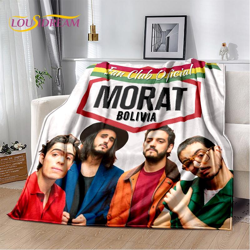 Плед Музыкальная группа Morat 29 стилей Исаза Вилламил Певец, Мягкий плед для дома Спальни Кровати Дивана Пикника Путешествия Офиса Покрытие