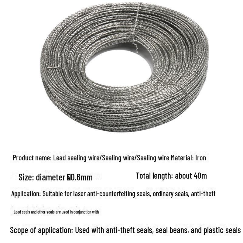 Комплект уплотнений Elek Anti-Theft: Набор для пломбирования свинца, плоскогубцы, проволока, замок и пломбирование счетчиков воды