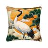 Chinese Style Crane Pillow Cover  Fashion Pillow Case For Sofa Home Decor Design Pillowcases Birthday Gift
