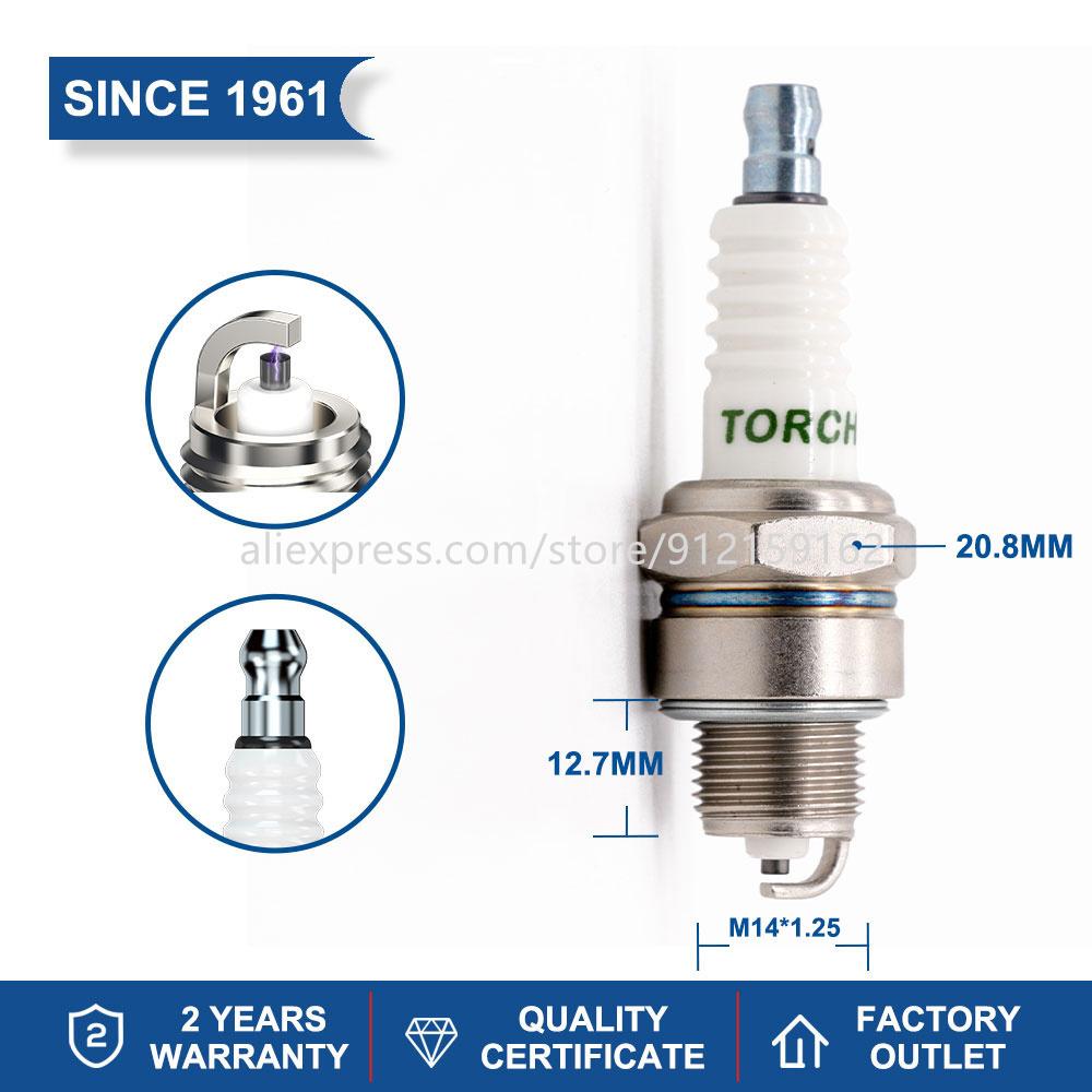 4pcs Original Torch Spark Plug Candle Replace Igntion System Model DK7RTC L7RTC E7C F6RTC 5K6RTC F9RC B8RC A7TC QH5RTC-13 E6TC