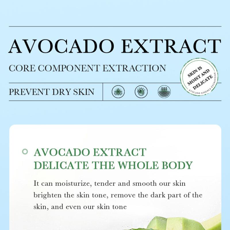 Растительный лосьон для тела SADOER Avocado Moisturizing Rose Butter Moisturizer