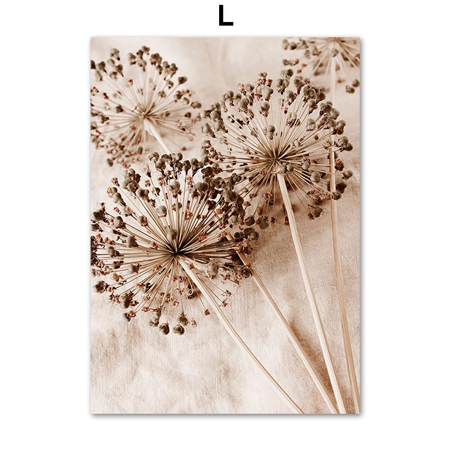Сушеный лист цветы лука птицы трава закат чемоданы настенная живопись печать холст живопись скандинавский плакат Декор фотографии гостиная