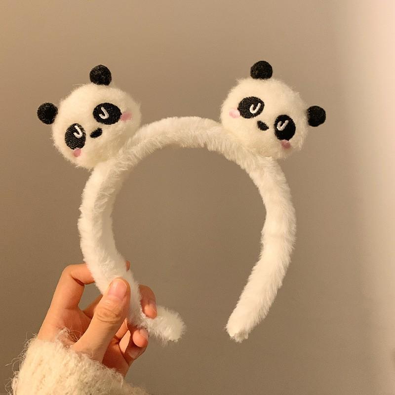 Cute Cartoon Headband, Winter Furry Headband