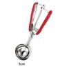 Stainless Steel Cookie Scoop Small Medium Large Cookie Scooper for Melon Ball Cookie Dough Baking Multipurpose Ice Cream Scoops