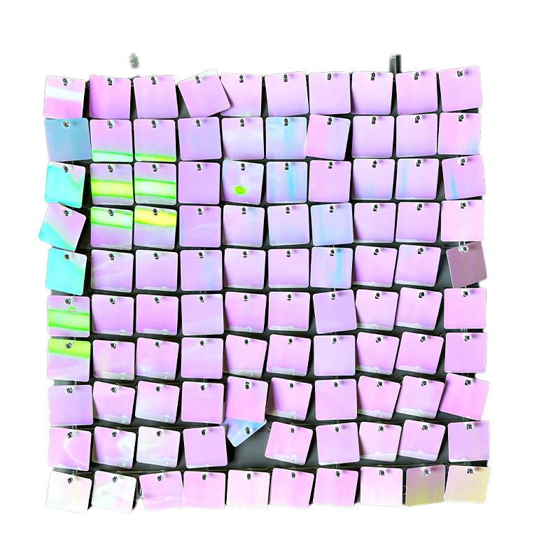 Полихромный мерцающий фон из пайеток 3D, панель с пайетками, фон для художественной стены, фон из ткани, декор для фона на свадьбу, день рождения