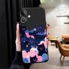 Чехол для телефона Funda для Apple iPhone 17 Pro Max 12 16 14 Air 11 15 Pro 7 8 XR XS MAX 13 Кот Звездная ночь