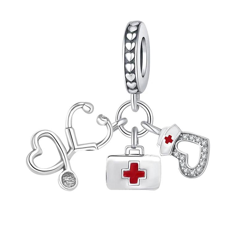 Медный ствол Ангел Гриб Дерево Жизни Шармы-подвески для щенков Подходят для оригинальных браслетов Pan DIY Изысканные ювелирные изделия Подарок