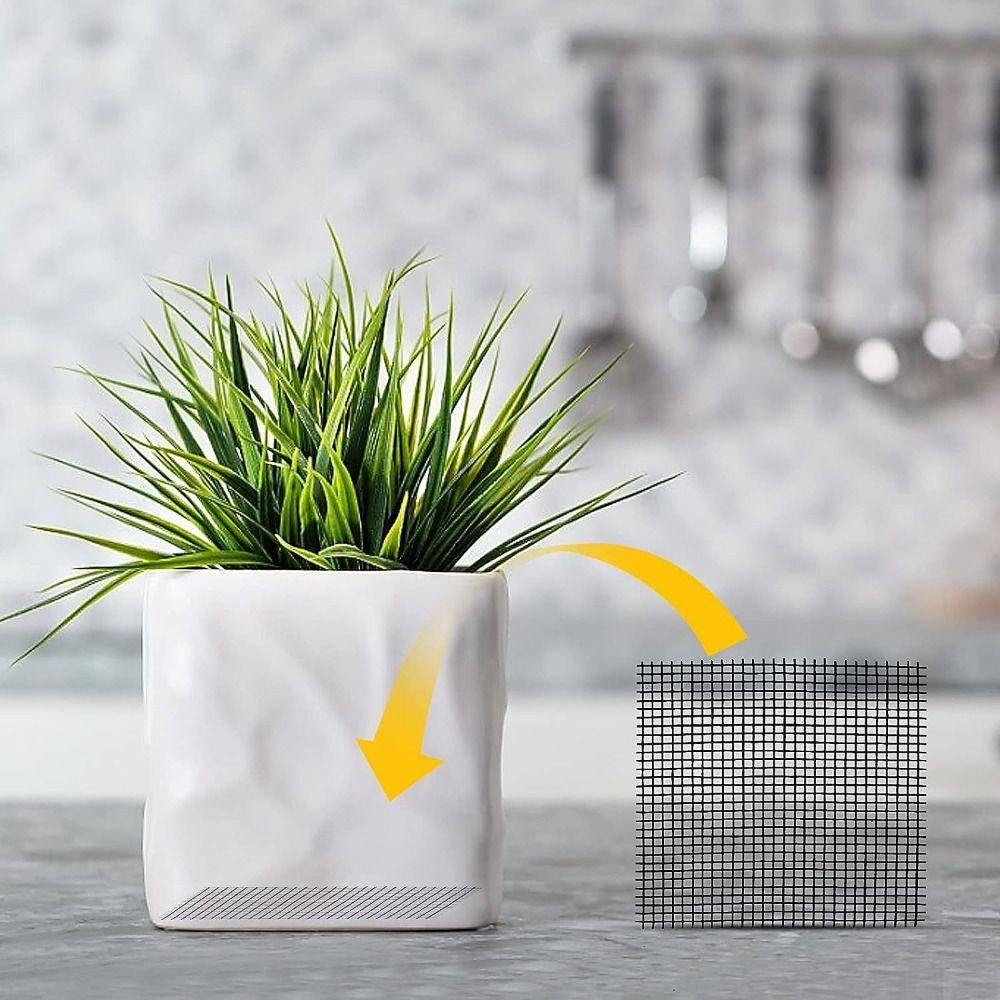 5 шт. сетчатая подкладка для цветочного горшка с защитой от насекомых, дышащая сетка для бонсай, прокладка для цветочного горшка