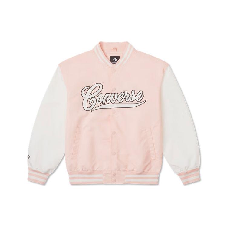 Converse Бейсбольная куртка унисекс розовая 10026912-A01