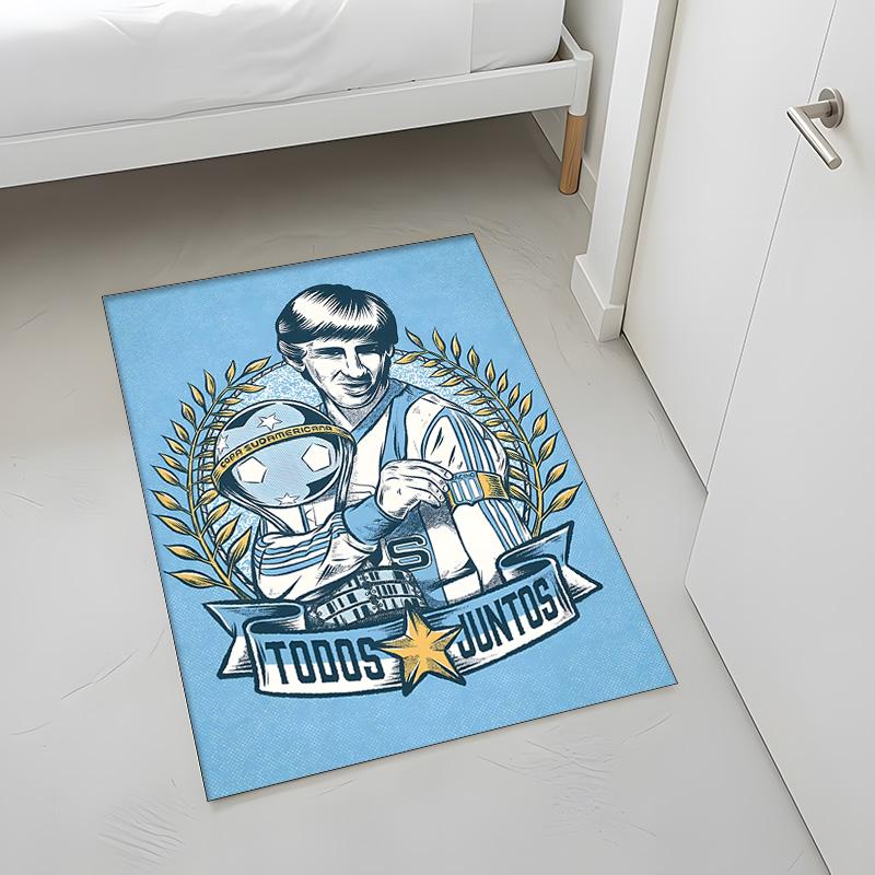 Racing Club de Avellaneda (5) Rug Suitable For Living Rooms Bedrooms Computer Rooms Dining Areas And Placement Under Tables And Chairs Also An Ideal C