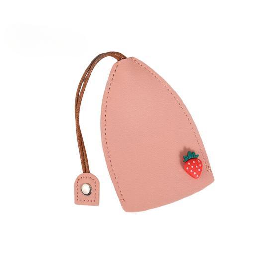 Практичный тонкий шов из искусственной кожи, кошелек для ключей, мультяшная экономка, брелок для ключей, товары для дома