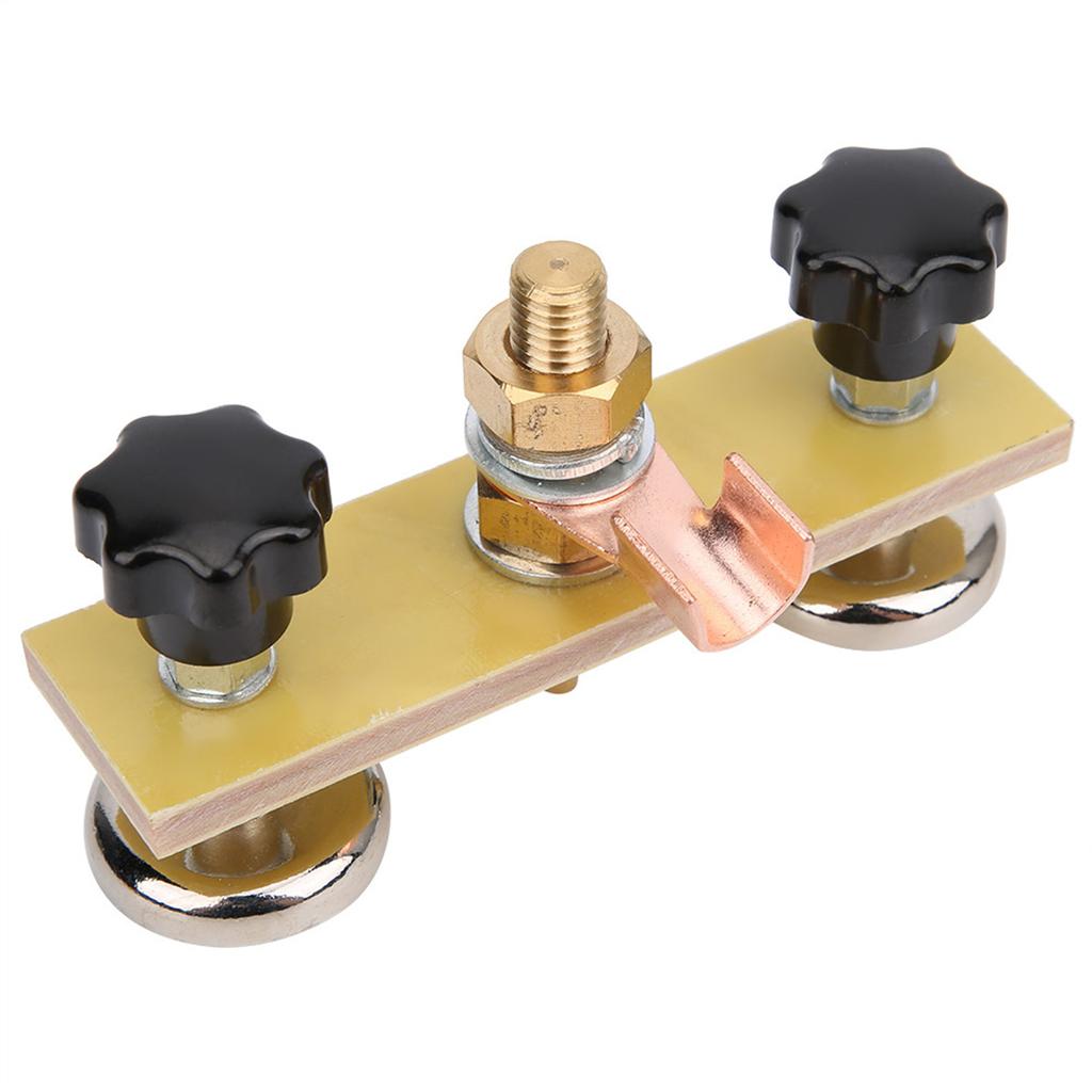 Welding Magnetic Head Ground Wire Sheet DoubleHeaded Soldering Tools Accessories