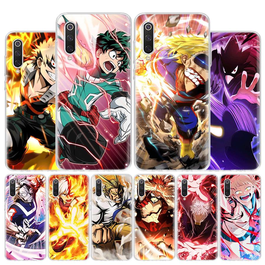 Anime My Hero Academia Cover Phone Case For Xiaomi Poco X3 GT X4 NFC M4 Pro M3 M2 F3 F2 F1 Mi Note 10 A3 A2 Lite A1 CC9E Fundas