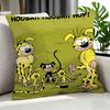 Cartoon Marsupilami Cushion Cover Cushion Cover Set 4Pcs 50X50 45X45 40X40 Pillowcase Decorative Sofa Home Decor