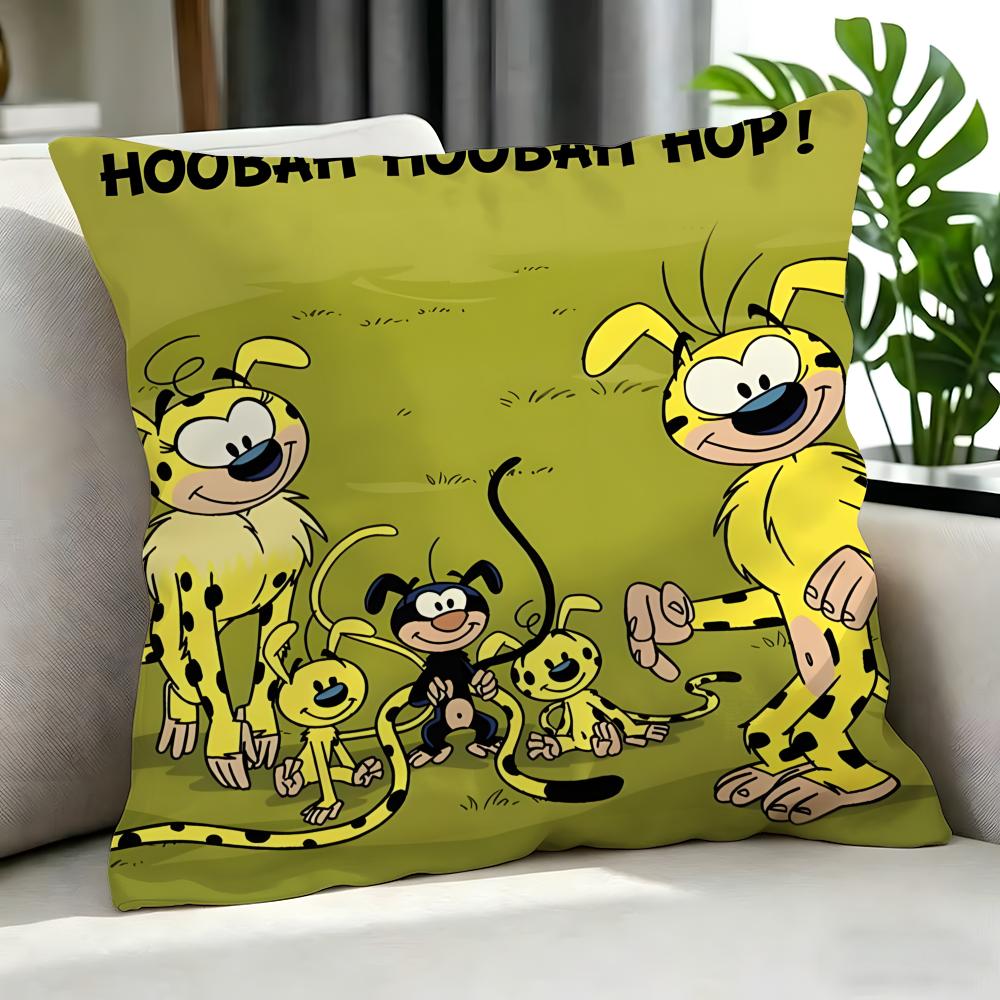 Cartoon Marsupilami Cushion Cover Cushion Cover Set 4Pcs 50X50 45X45 40X40 Pillowcase Decorative Sofa Home Decor