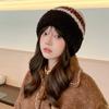 Hat Women's Fashion Versatile Knitted Wool Hat Winter Warm Thickened Cold Ear Protector Hat Tide