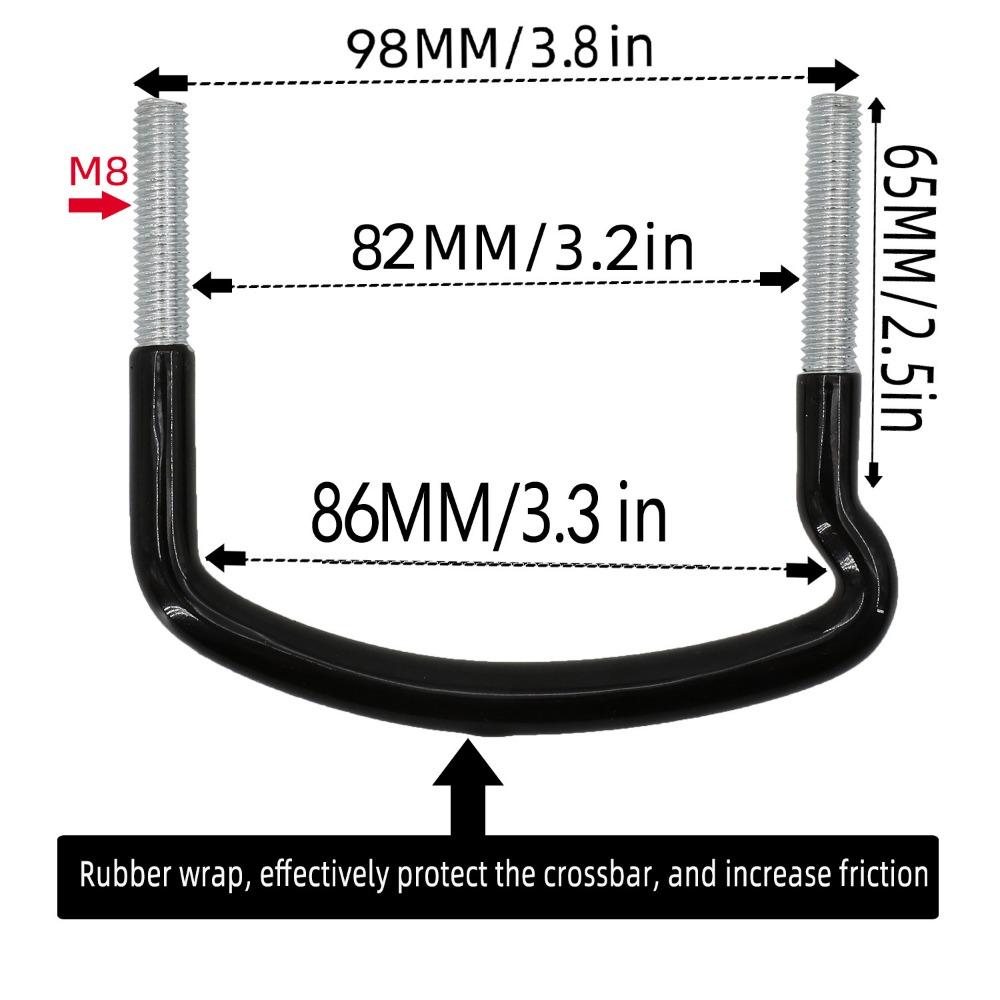 U-образные зажимы из нержавеющей стали, универсальный багажник на крышу автомобиля, фургон, монтажный комплект, аксессуары для багажа на крышу автомобиля