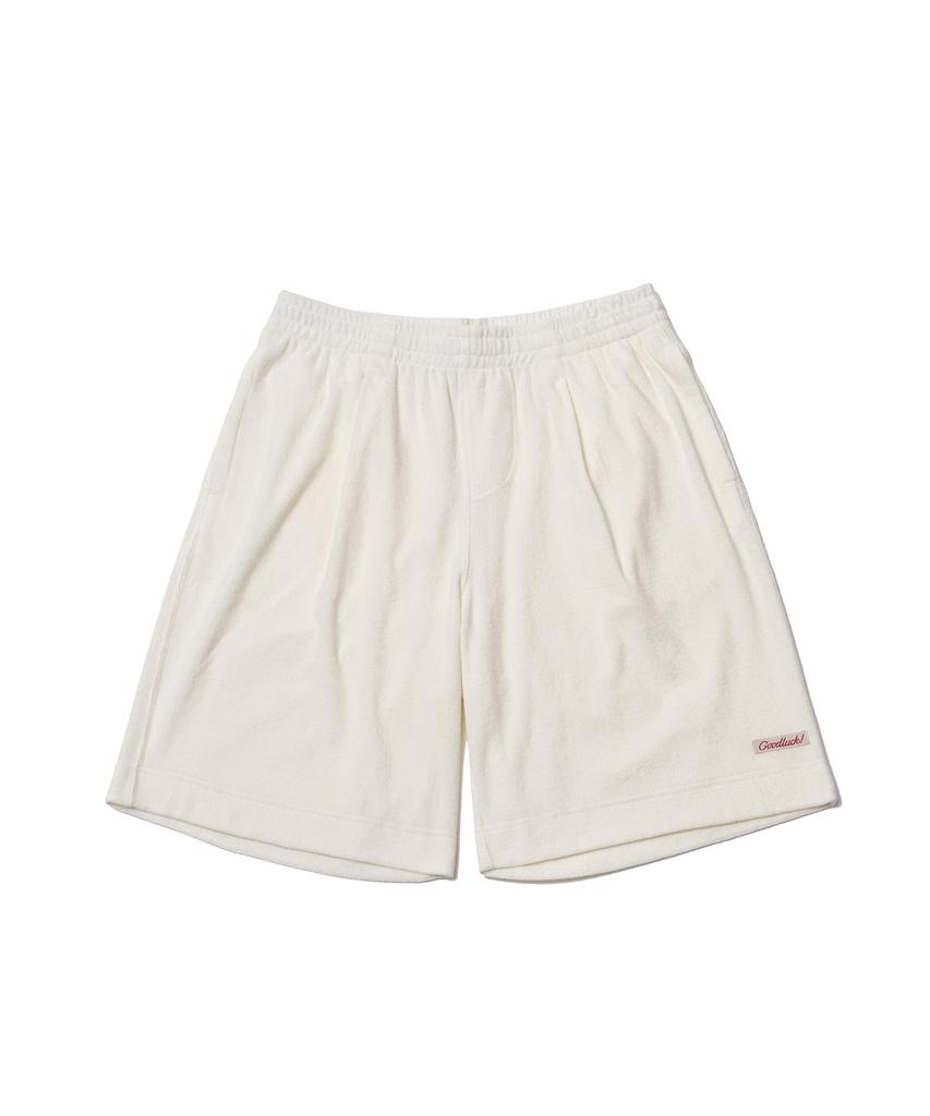 BEAT&SLNC Terry Wide Shorts (Butter)