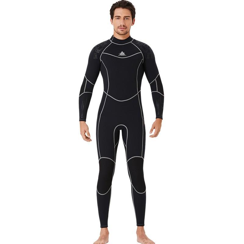 Гидрокостюм Fullsuit 1,5 мм Мужской Женский Теплый Термальный Дайвинг-костюм Снорклинг Серфинг Парусный Спорт Водные виды спорта