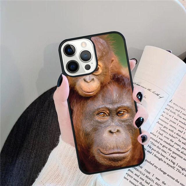 NEW ORANGUTAN monkey BABY Phone Case Cover For iPhone 17 Air 15 16 14 13 12 Pro Max 11 Pro Max Plus Coque Shell