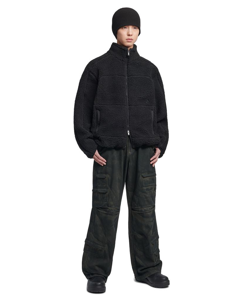 Куртка Sherpa Fleece Nomanual Trace - Черная