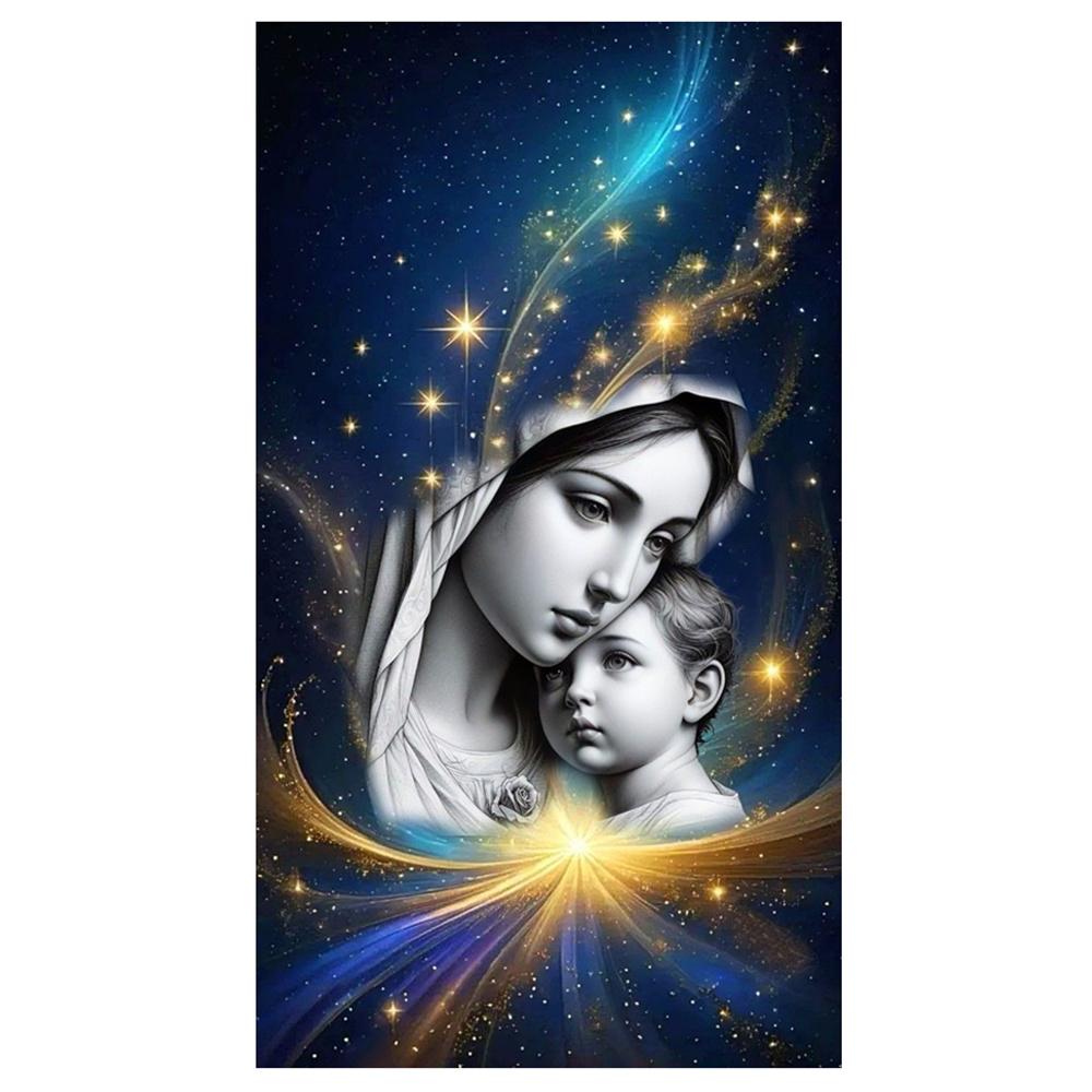 Diamond Painting Kit Religion Art Virgin Mary Diamond Embroidery Handmade Mosaic Home Decoration Adult Gifts