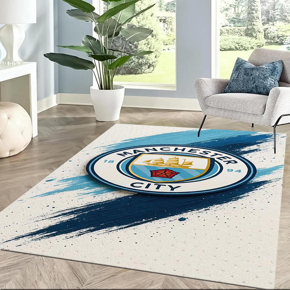 Manchester City Area Rug Design For Entryway Game Room Decorate Room Dining Room Antislip Rug Office Home Decor