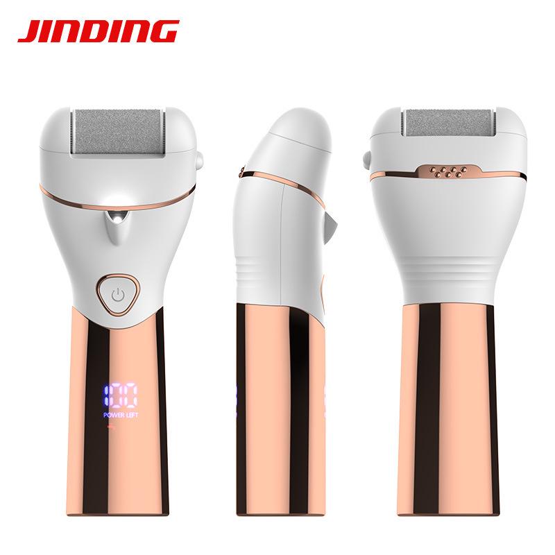 Электрическая шлифовальная машинка для ног с подсветкой для удаления омертвевшей кожи и мозолей; Инструмент для педикюра с камнем.