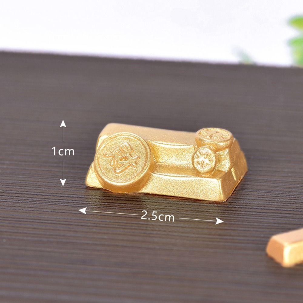 Богатство Прокатывающаяся смола Микропейзаж Благоприятные Украшения Фигурка Фортуна Безделушки Маленькое Украшение