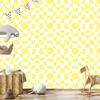 Casual Checkerboard Cream Wallpaper for Living Room and Bedroom 50x1000