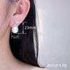 Серьги-пусеты Корона для женщин, Элегантные аксессуары принцессы королевы, Модные и популярные дизайнерские украшения