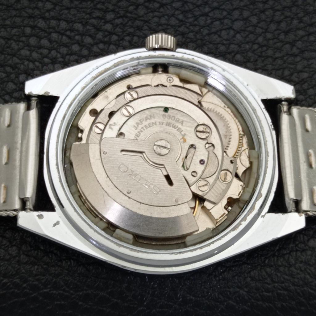 ОТРЕСТАВРИРОВАННЫЕ ВИНТАЖНЫЕ МУЖСКИЕ ЧАСЫ SEIKO 5 АВТОМАТИЧЕСКИЕ 6309A ЯПОНИЯ КРАСНЫЙ ЦИФЕРБЛАТ a441179-4