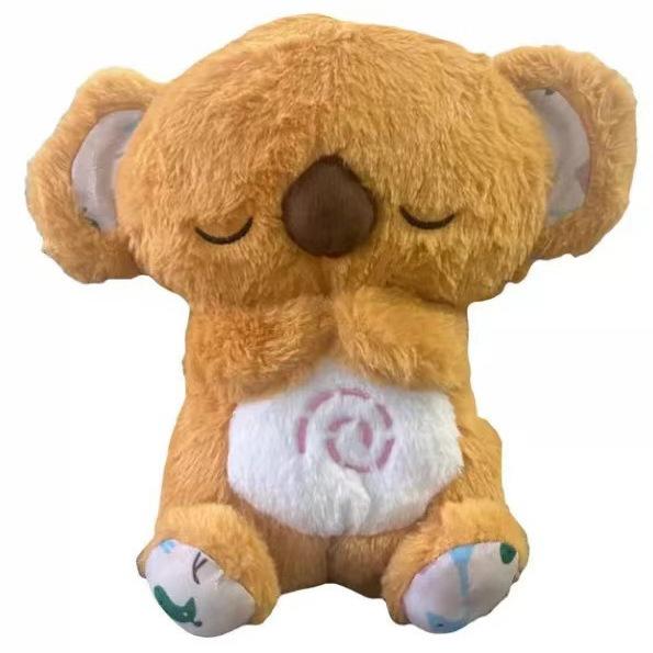 Plush Anxiety Relief Toys Cute Koala Breathing Musical Soothing Doll Toy Sleep