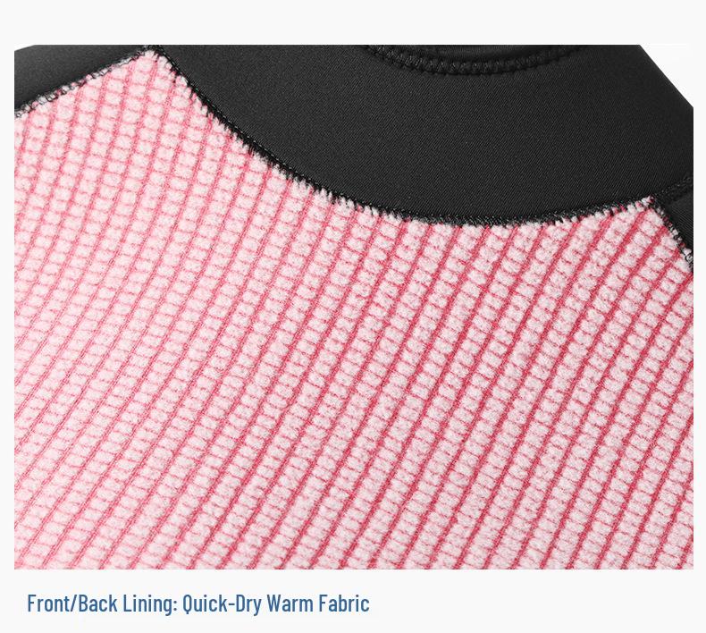 Гидрокостюм OUZO7mm CR Super Elastic с длинным рукавом - Толстый, Защищающий от холода для серфинга, фридайвинга и подводного плавания