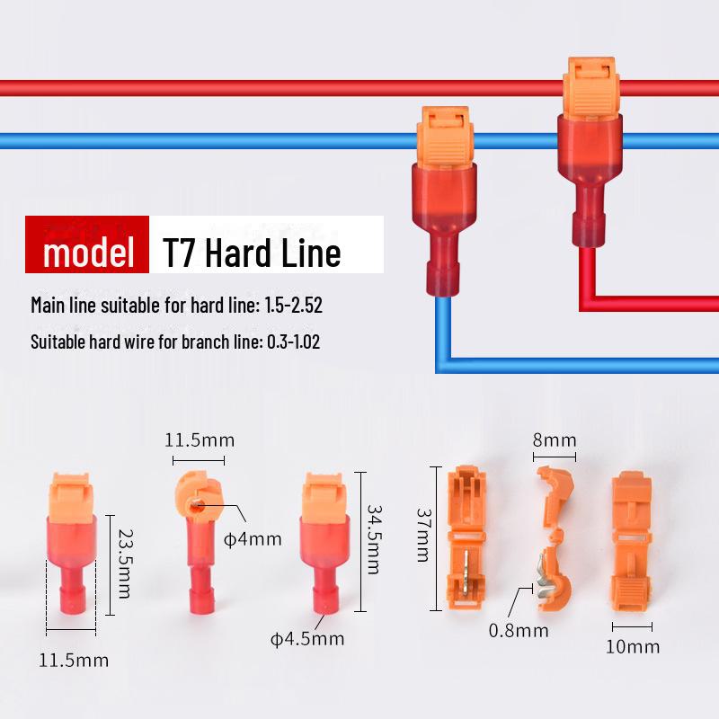 Зажим для быстрого соединения проводов: Тип T1T2T3T