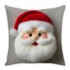 45×45cm Pillowcase 2D Printed Plush Pillow Cover Cute Christmas Throw Pillow Cover  Home Decoration