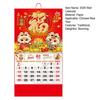 Chinese Wall Calendar 2026 Year of Horse Year Wall Hanging Calendar Lunar Monthly Calendar for Chinese New Year Home Office Supermarket Decoration