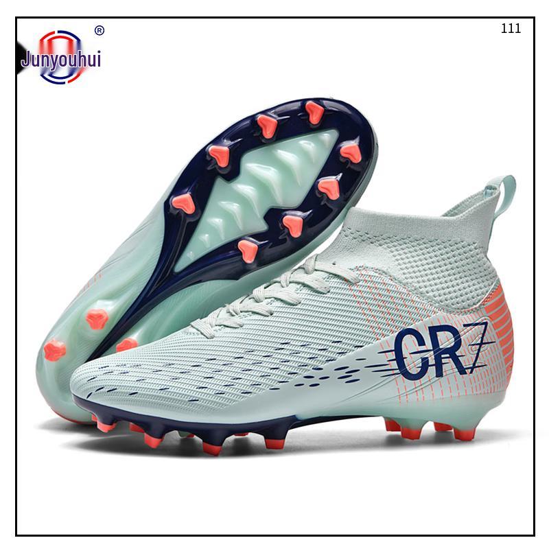 Унисекс Длинные Шипы AG Футбольные Бутсы Jun You Hui