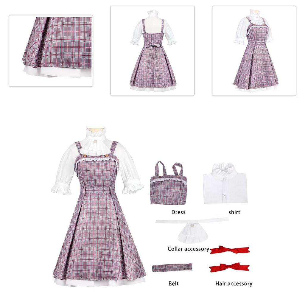 Костюм для косплея Манакаси Хондзё Кандзаки Манами из полиэстеровой ткани, предназначенный для аниме-конвенций и повседневной носки.