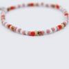 BONBEAU Silver star charm nouveau color beads Bracelet