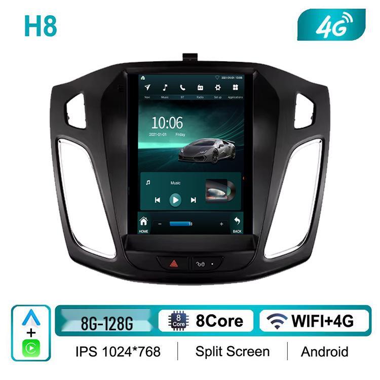 Android Автомобильная Навигационная Система для Ford Focus MK3 3-го Поколения с HD GPS, Камерой Заднего Вида и Интеграцией CarPlay