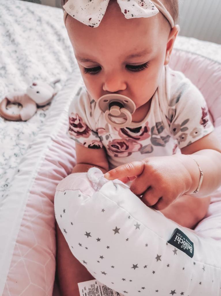 Bellochi Детская капсула для сна Baby Nest Pod для новорожденных — 100% хлопок — сертифицирован Oeko-TEX — 90x60x12 см — с защитными краями — tresor